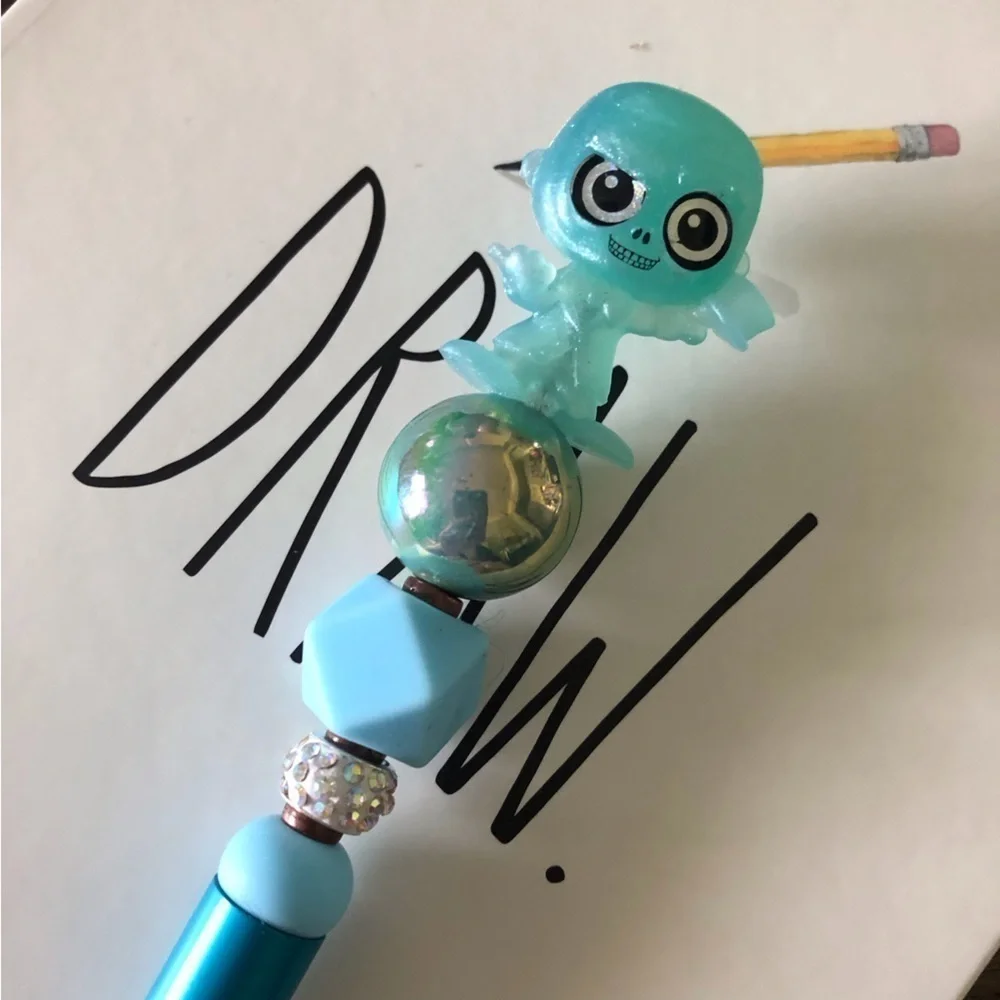 Disney Doorables: The Haunted Mansion: Ezra handmade beaded pen